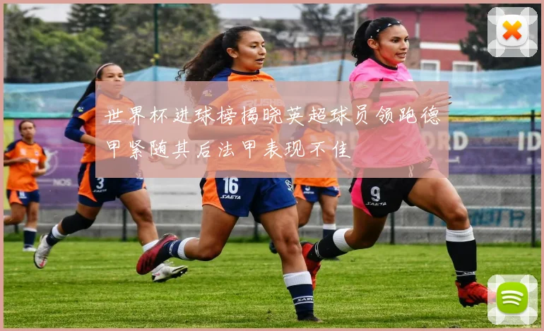 世界杯进球榜揭晓英超球员领跑德甲紧随其后法甲表现不佳